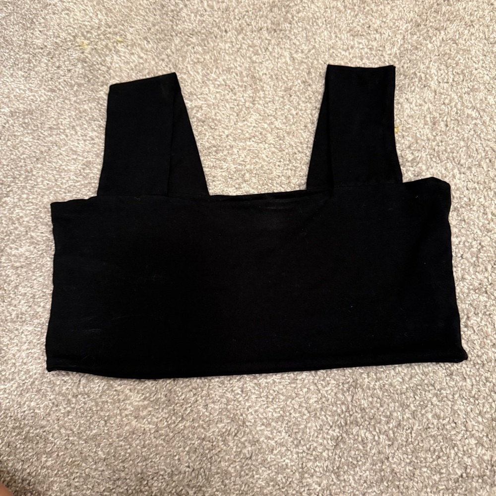 FARM Rio Black Crop Top
